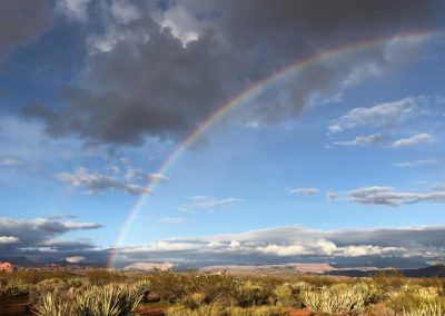 The Beauty of Trail Running - Double Rainbows are even better