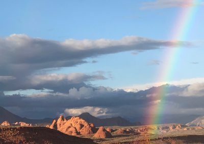 The Rainbow Ends at Church Rocks
