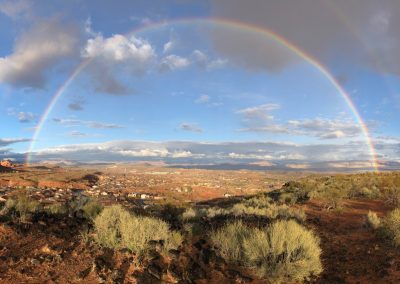 Rainbow over Coral Canyon - The Beauty of Trail Running