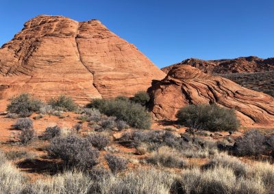 Sandstone hill on the Grapevine Trail