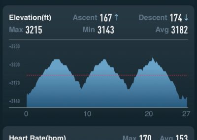 Day 3 - 3.1 Miles - Coros Vertix Stats
