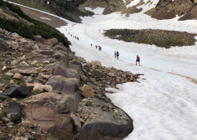 Day 9 - Speedgoat 50k - 32.22 Miles - Little Cloud Snow Climb