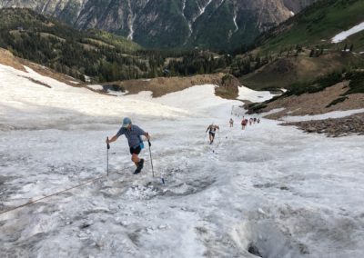 Day 9 - Speedgoat 50k - 32.22 Miles - Little Cloud Snow Climb