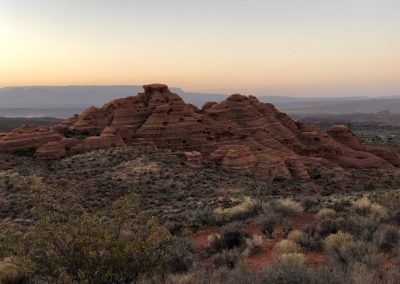The Church Rocks Cathedral from Braken's Loop