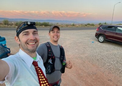 Sunrise on the clouds over St. George