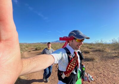 It's getting host on the trail