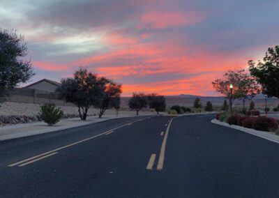 Glorious Sunset on a 100 mile day